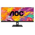 Монитор AOC 34" U34E2M черный (VA, 3440х1440, 100 Гц, 4 ms, 300 cd/ m2, 3000:1, DPх1, HDMIх2)