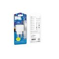 СЗУ HOCO CS11A Ocean (1xUSB, 2.1A, белый) + кабель micro-USB