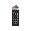 Управляемый PoE-коммутатор 08 портов Dahua DH-IS4207-4GT-120 (5х1Гбит/ с, 2хSFP, 4хPoE, PoE‑бюджет 120 Вт) 2 уровня