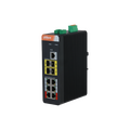 Управляемый PoE-коммутатор 11 портов Dahua DH-IS4410-6GT-120 (6х1Гбит/ с, 4хSFP, 6хPoE, PoE‑бюджет 120 Вт) 2 уровня