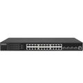Управляемый PoE-коммутатор 28 портов Osnovo SW-24G4X-1L (24х1Гбит/ с, 4хSFP+, 24хPoE, PoE‑бюджет 400 Вт) 3 уровня