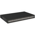 Неуправляемый POE-коммутатор 50 портов Osnovo SW-64822(700W) ( 48x100Мбит/ с, 2хRJ45/ SFP, 48xPOE, PoE‑бюджет 700 Вт) корпус - металл
