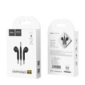 Проводные наушники HOCO M55 Memory, jack 3.5 mm, микрофон, вкладыши, черный (6957531099949)