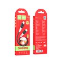 Кабель Type-C HOCO X82 60W (Type-C, 1м, силиконовый, Черный)