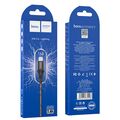 Кабель USB HOCO X50i Excellent (Lightning, 1м, плетеный, Черный)