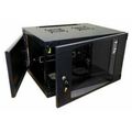 Шкаф коммутационный Lanmaster Next (TWT-CBWNG-12U-6X6-BK) настенный 12U 550x600мм пер.дв.стекл 60кг черный 20кг 658мм