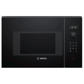 Микроволновая печь встраиваемая Bosch BFL524MB0 черный ( 20 л, мощность - 800 Вт, электронное)