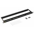 Патч-панель 19" 0.5U, 24 порта, Cat5e, Lanmaster (LAN-PPC24U5E)