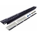 Патч-панель 19" 1U, 24 порта, Cat6, Lanmaster (LAN-PPL24U6)