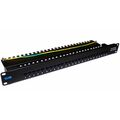 Патч-панель 19" 1U, телефонная, 25 портов, Cat5e, Lanmaster (TWT-PP25TEL45)