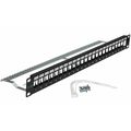 Патч-панель 19" 1U, 24 порта, Cat5e, наборная, экранированная, Lanmaster (TWT-PP24OK-STP)