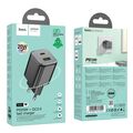 СЗУ HOCO N42 Elogiado (1xUSB, 1xType-C, 3А, черный)