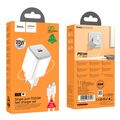 СЗУ HOCO N40 Mighty (1xType-C, PD20W, белый) + кабель Type-C