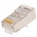 Коннектор RJ-45 Cat5e 3 микрона, экранированный, NetLan, упаковка 100 шт (EC-UP8P8C-SD-003-TR-100)