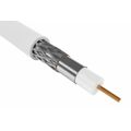 Кабель коаксиальный RG-6, AlCu, 60%, 75 Ом, внутренний, бухта 100м., белый, ITK (CC1-R6F1-111-100-G)