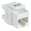 Розеточный модуль Keystone Jack 8P8C (RJ-45) UTP 110 IDC, Cat.5e 180° (CS1-1C5EU-12)