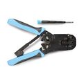 Инструмент для обжимки Hyperline HT-200AR  RJ-50, RJ-45, RJ-12, RJ-11 (10P10C, 8P8C типа AMP, 6P6C, 4P4C), профессиональный (HT-200AR)