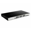 Управляемый PoE-коммутатор 28 порта D-Link DGS-1210-28MP/ ME (24х1Гбит/ с, 4хSFP, 24хPoE, PoE‑бюджет 370 Вт) 2 уровня