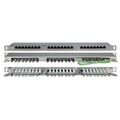 Патч-панель 19", 0,5U высокой плотности, 24 порта, категория 5e, Dual IDC, экранированная, Hyperline (PPHD-19-24-8P8C-C5E-SH-110D)