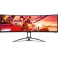 Монитор 48.8 " AOC AG493UCX2 черный (VA, 5120x1440, 165 Гц, 1 ms, 400 cd/ m2, 3000:1, audio: 2х5 Вт, DPх1, HDMIх3)