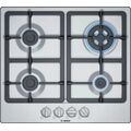 Газовая варочная панель Bosch PGH6B5B90 нержавеющая сталь (конфорок - 4 шт, панель - нержавеющая сталь, Wok - есть, 58 х 52 см)