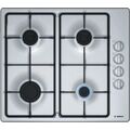 Газовая варочная панель Bosch PBP6C5B62Q серебристый (конфорок - 4 шт, панель - нержавеющая сталь, 56x49 см)