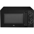 Микроволновая печь соло BQ MWO-20004SM/ W черный (700 Вт, объем - 20 л, управление: механическое)