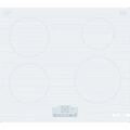 Индукционная варочная панель Bosch PUE612BB1J белый (конфорок - 4 шт, панель - стеклокерамика)