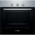 Электрический духовой шкаф Bosch HBF011BR0Q серебристый (объем - 66 л, t -275°)