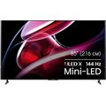 Телевизор 85" HISENSE 85UXKQ MiniLED, Smart TV, 4K Ultra HD, 120 Гц, T/ T2/ C/ S/ S2, HDMI х4, USB х2,  темно серый