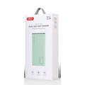 Внешний аккумулятор 10000mAh -XO- PR229, USB x1, Type-C PD20 x1, QC3.0, пластик, зеленый