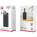 Внешний аккумулятор 50000mAh -XO- PR158, USB x3, Type-C PD20 x2, QC3.0, дисплей, пластик, черный