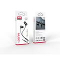 Проводные наушники -XO- EP64, jack 3.5 mm, микрофон, внутриканальные, черный (6920680834464)