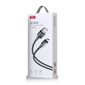 Кабель USB -XO- NB249 (Type-C, 1м, плетеный, черный)