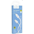 Кабель USB HOCO X107 Favor (Type-C, 1м, пластик, белый)