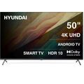 Телевизор 50" Hyundai H-LED50BU7009 Smart TV, 4K Ultra HD, 60 Гц, HDMI х3, USB х2, чёрный