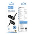 Проводные наушники HOCO M112 Story, jack 3.5 mm, микрофон, внутриканальные, черный (6942007609692)