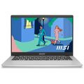 Ноутбук MSI 14,0"/ Intel i7-1355U (1.7GHz до 5.0GHz)/ 16Гб/ SSD 512Гб/ Intel Iris Xe Graphics (1920x1080) IPS/ No ODD/ Win 11 Pro/ Серебристый Modern 14 (9S7