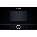 Микроволновая печь встраиваемая Bosch BFL634GB1 черный (21 л, мощность - 900 Вт, электронное)
