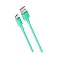 Кабель USB -XO- NB-P156 (Type-C, 1м, зеленый)