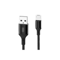 Кабель USB -XO- NB143 (MicroUSB, 2м, плетеный, черный)