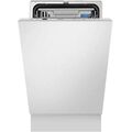 Посудомоечная машина встраиваемая Haier DW10-198BT2RU серебристая (узкая , вместимость - 10 комплектов, расход воды - 10 л)