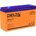 АКБ 6 V 15 Ah Delta (HR 6-15) для использования в ИБП, срок службы до 8 лет.