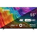 Телевизор 55" Digma DM-LED55UBB33 Smart TV, 4K Ultra HD, 60 Гц, HDMI х3, USB х2, чёрный