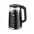 Чайник электрический BQ KT1705P черный (2200 Вт, объем - 1.7 л, корпус: стекло/ пластик)