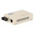 Медиаконвертер Nikomax GL-MC-UTPF-SC1F-18SM-1550 (WDM SC 10/ 100Mb, 20 Km, ТХ1550, LFP) + БП