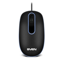 Мышь Sven RX-90 оптическая, проводная, USB, черный (SV-020644)