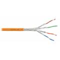 Кабель Cu SFTP, Внутренний, 4x2x0.58, бухта 500м., Cat6a, Nikomax нг(А)-HF (NMC 9555C-OR)