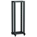 Стойка телекоммуникационная 19" 42U, двухрамная, Ш600xВ2027xГ600мм, черная (LF05-42U66-2RM)