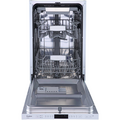 Посудомоечная машина встраиваемая EVELUX BD 4502 серебрянный (вместимость - 10 комплектов, расход воды - 9 л)